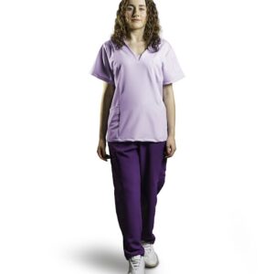 Komplet medyczny GAIA damski fiolet S